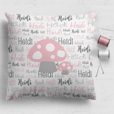 Typographic Cushion Panel - 18"x18" - Cursive