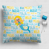 Typographic Cushion Panel - 18"x18" - Print