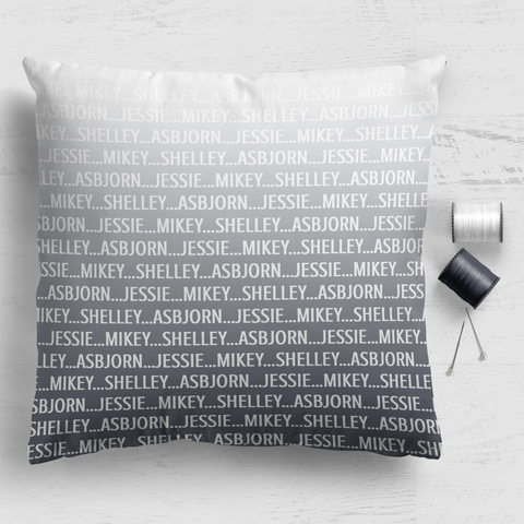 Family Cushion Panel - Ombre