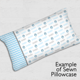 Horizontal Image Pillowcase Panel - Slender Upper