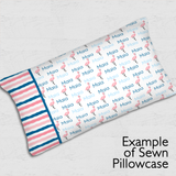 Horizontal Image Pillowcase Panel - Block