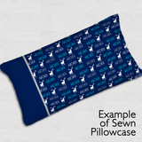 Horizontal Image Pillowcase Panel - Block Upper