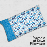 Stacked Pillowcase Panel - Curl