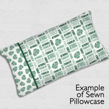 Stacked Image Pillowcase Panel - Curl