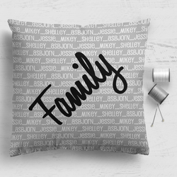 Family Cushion Panel - Family