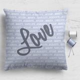 Family Cushion Panel - Love