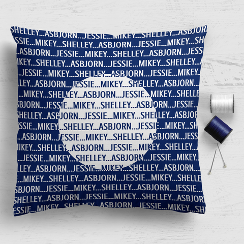 Family Cushion Panel - Reverse Spot