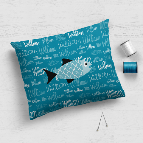 Typographic Cushion Panel Pair - 13.5"x18" - Cursive Shaded