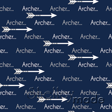 ShelleyMade Personalised Name Design Fabric Arrow Design
