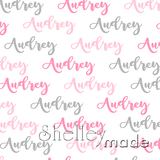 ShelleyMade Personalised Name Design Fabric Brush