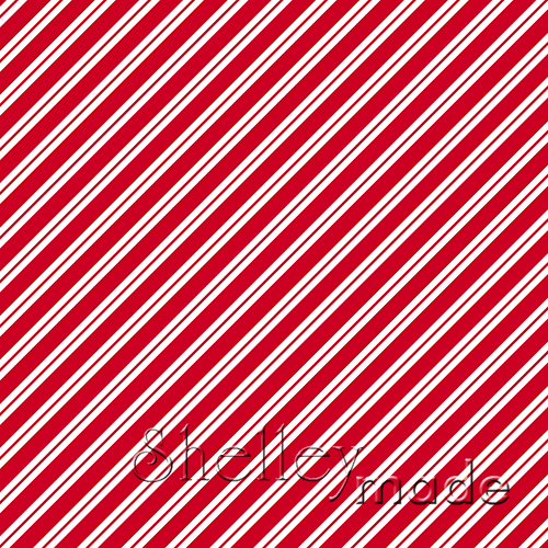 Christmas Coordinate - Candy Cane Stripe