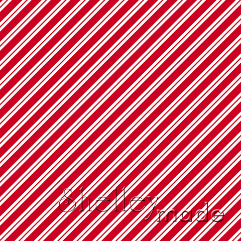 Christmas Coordinate - Candy Cane Stripe