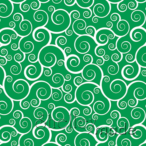 Christmas Coordinate - Swirl Green