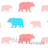 Coordinate - Grizzly Bear Windowpane Grid