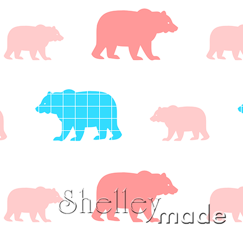 Coordinate - Grizzly Bear Windowpane Grid