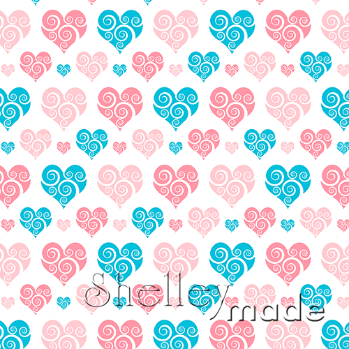 Coordinate - Heart Swirls