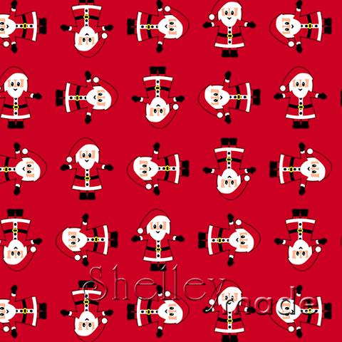 Christmas Coordinate - Santa Structured Red