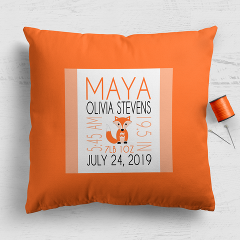 Birth Cushion Panel - Nested Image - 18"x18" - Block Upper