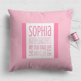 Birth Cushion Panel - Nested - 18"x18" - Classic