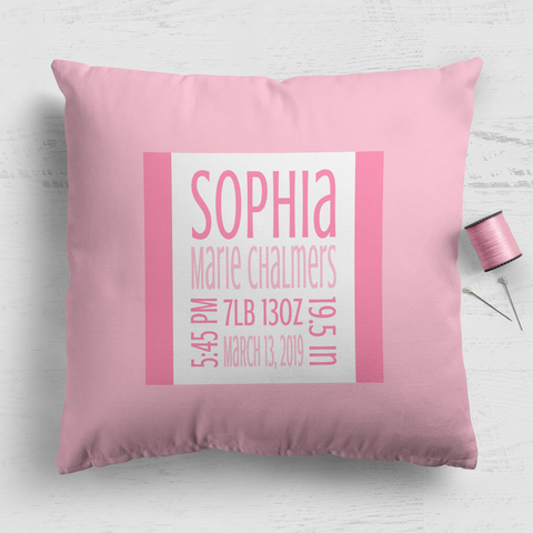 Birth Cushion Panel - Nested - 18"x18" - Classic