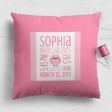 Birth Cushion Panel - Nested Image - 18"x18" - Classic