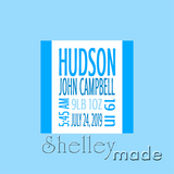 Birth Cushion Panel - Nested - 18"x18" - Classic Upper