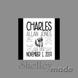 Birth Cushion Panel - Nested Image - 18"x18" - Flexi Upper