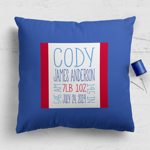 Birth Cushion Panel - Nested - 18"x18" - Slender Upper