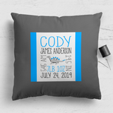 Birth Cushion Panel - Nested Image - 18"x18" - Slender Upper