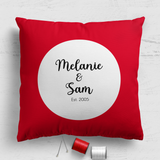 Couple Cushion Panel - Circle - 18"x18" - Flourish