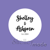 Couple Cushion Panel - Circle - 18"x18" - Stroke