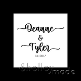 Couple Cushion Panel - Square - 18"x18" - Swash