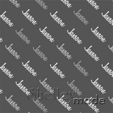 Diagonal Cushion Panel - 18"x18" - Script