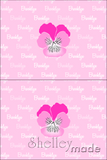 Horizontal Cushion Panel Pair - 13.5"x18" - Script
