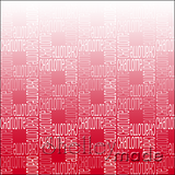 Cushion Panel - Ombre Squared 18"x18"