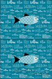 Typographic Cushion Panel Pair - 13.5"x18" - Cursive Shaded