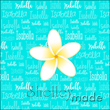 Typographic Cushion Panel - 18"x18" - Cursive Shaded