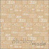 Typographic Cushion Panel - 18"x18" - Print Shaded