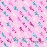 ShelleyMade Personalised Name Design Fabric Diagonal - Brush
