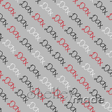 ShelleyMade Personalised Name Design Fabric Diagonal - Playful