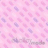 ShelleyMade Personalised Name Design Fabric Diagonal - Playful