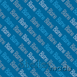 ShelleyMade Personalised Name Design Fabric Diagonal - Slender
