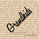 Family Cushion Panel - Grandkids
