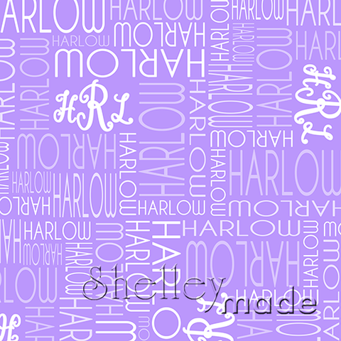 Monogram Design - Traditional - Block Upper
