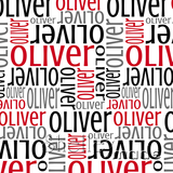 ShelleyMade Personalised Name Design Fabric Nested Design - Classic