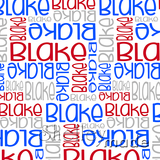 ShelleyMade Personalised Name Design Fabric Nested Design - Flexi