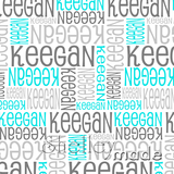 ShelleyMade Personalised Name Design Fabric Nested Design - Standard