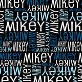 ShelleyMade Personalised Name Design Fabric Nested Design - Standard