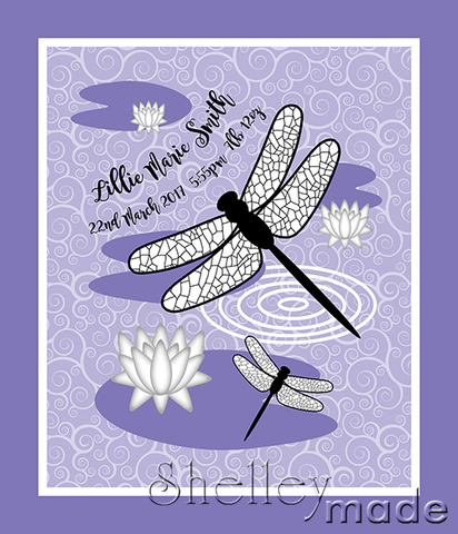 Birth Record Panel - Pond Dragonfly