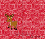 Christmas Santa Sack Panel - Nested Red